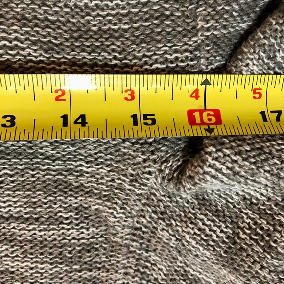 ROXY Grey Open Front Cotton Cardigan - Size Small - Picture 9 of 10